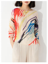 3/4 sleeve prints top