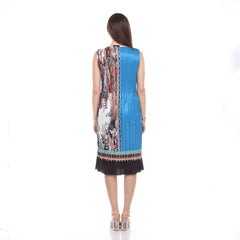 Multicolor Boho-Inspired Pleated Summer Dress - DR1047