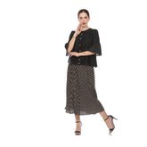 Bell Sleeve Crinkle Jacket - JK1238 Black