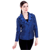 Ruffle Collar Button Jacket - JK391