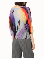 3/4 sleeve prints top