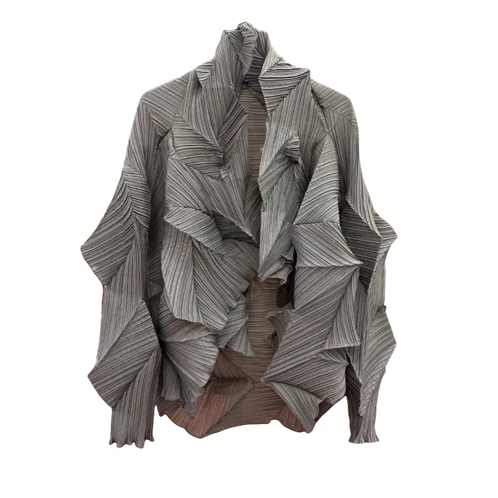 Zoom In stock Sculptural Pleated Jacket