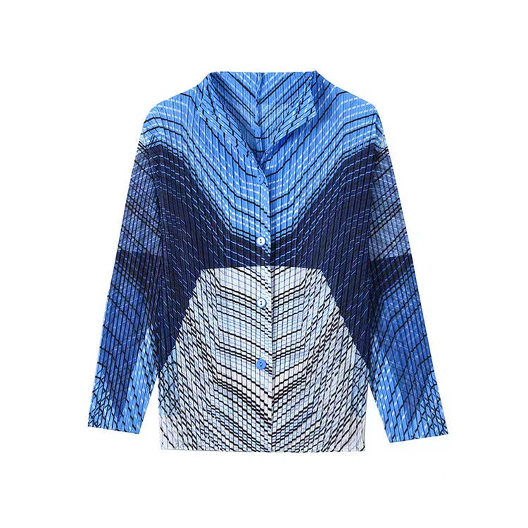 Pleated Button Jacket - JK1315