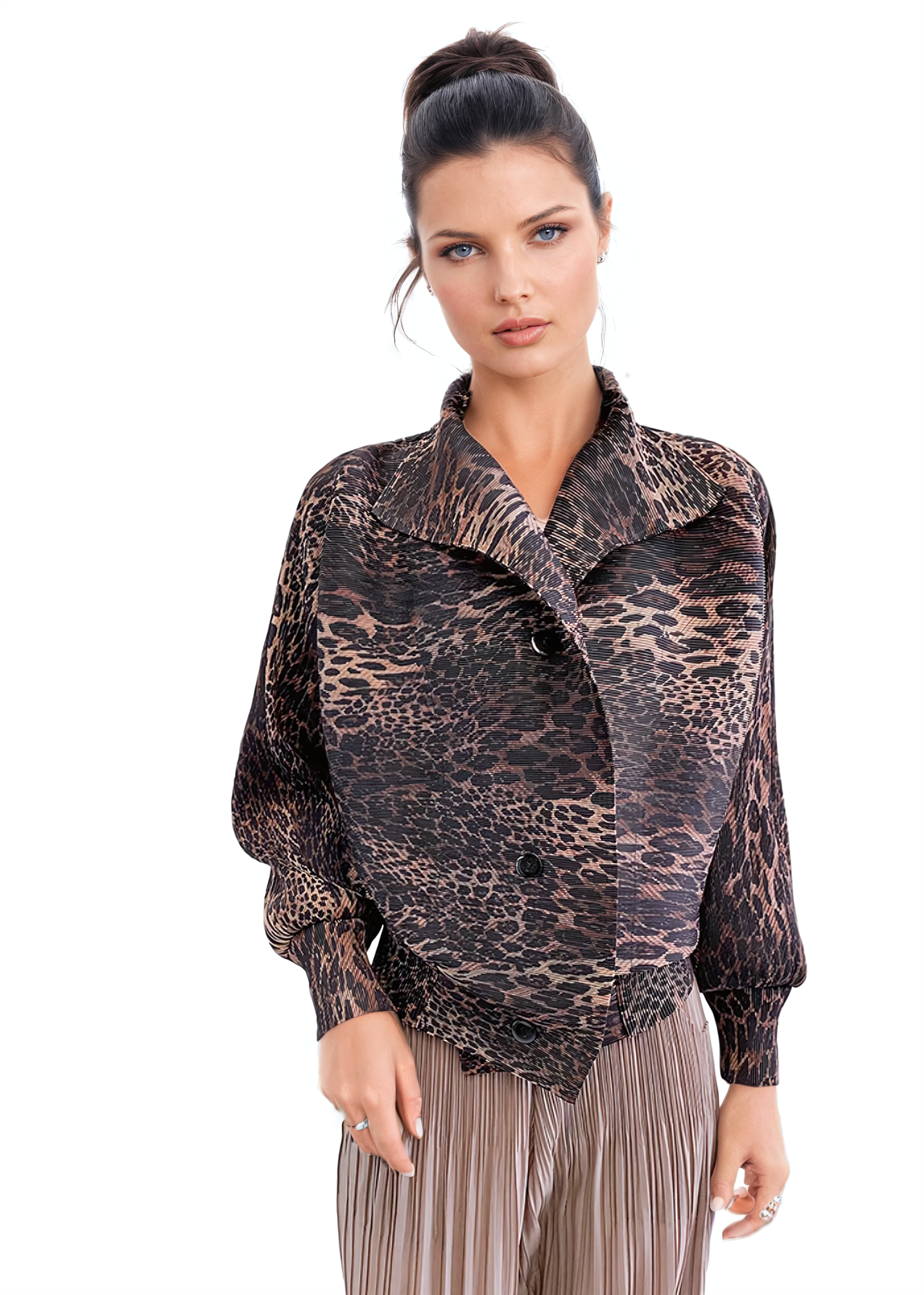 Dolman Sleeve Button Jacket - JK1320