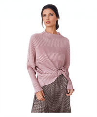3/4 Sleeve  Texture Pleated Top - T1308