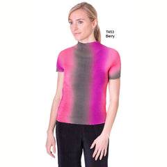 High Neck Short Sleeve Top - T453