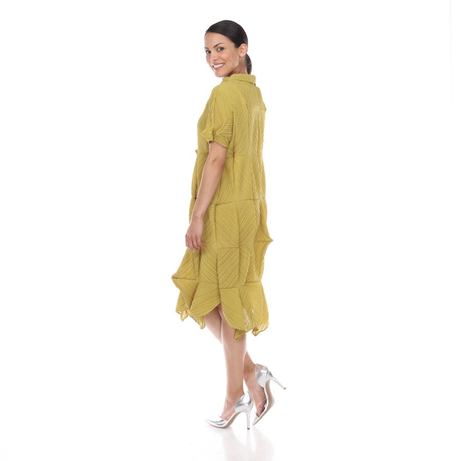 Short Sleeve Origami Dress - DR1068