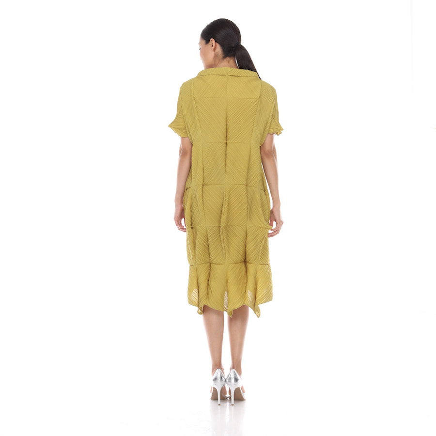 Short Sleeve Origami Dress - DR1068