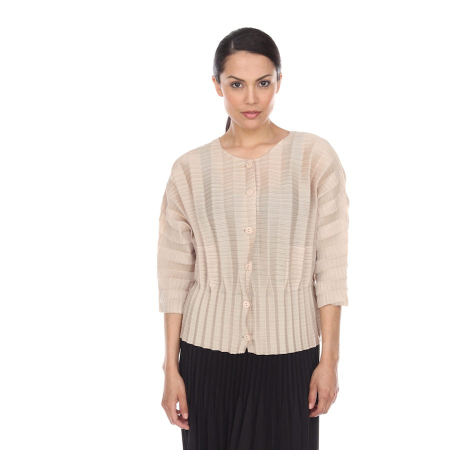 Zigzag Button Jacket - JK1018