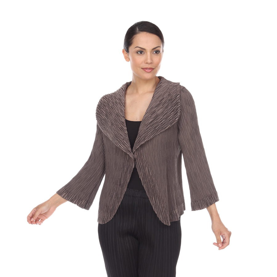 Big Collar Crinkle Jacket - JK1038