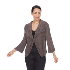 Big Collar Crinkle Jacket - JK1038