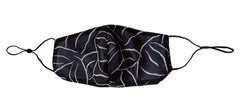 Floral Print Face Mask - FM1032 Black & White