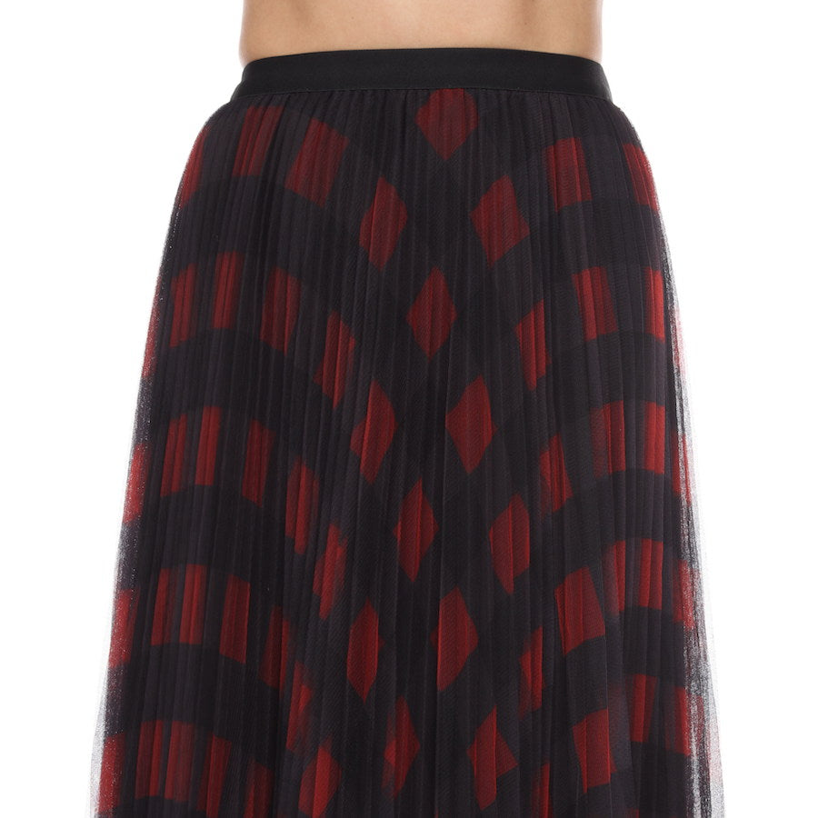Mesh Crinkle Skirt - SK1015