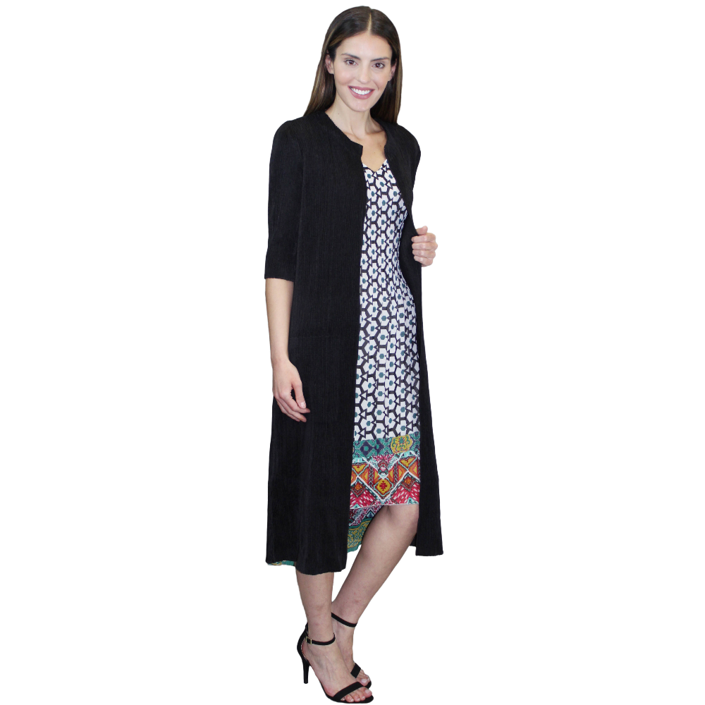 Long Crinkle Duster - JK930
