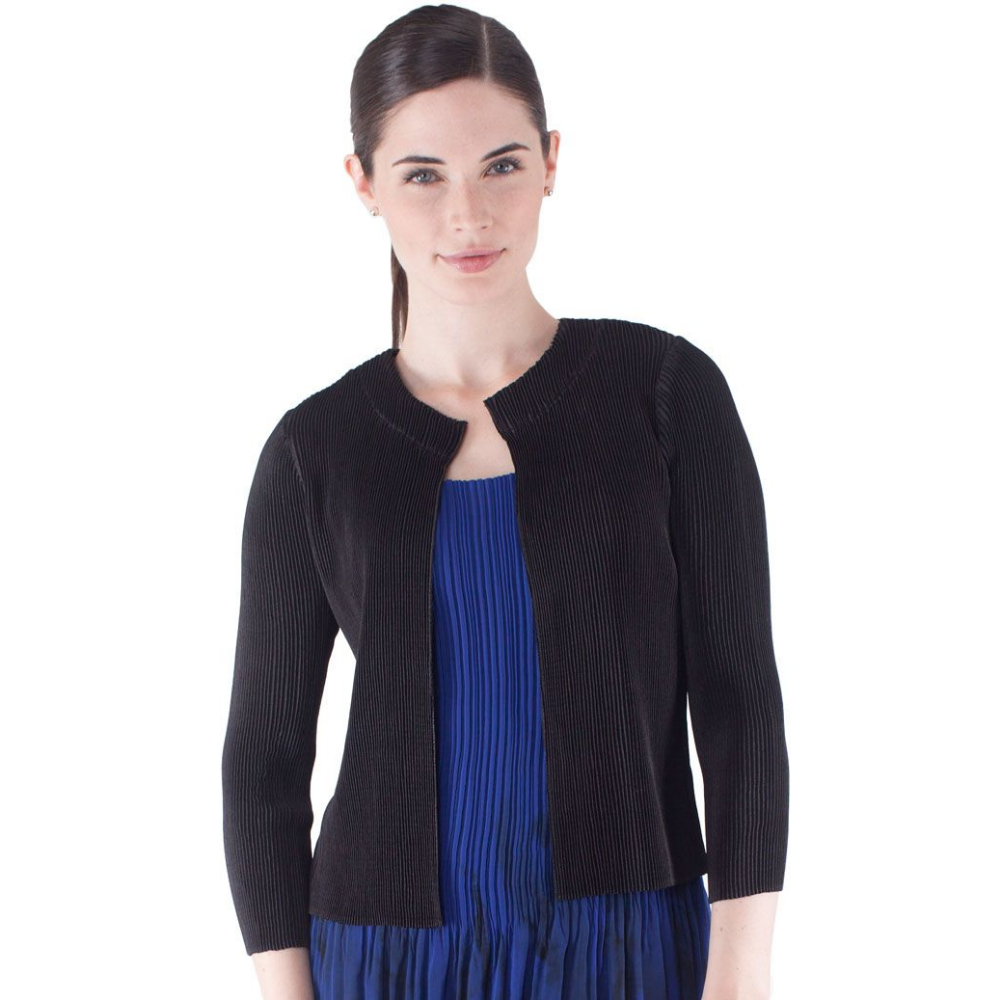 Classic Crew Neck Crinkle Jacket - JK418