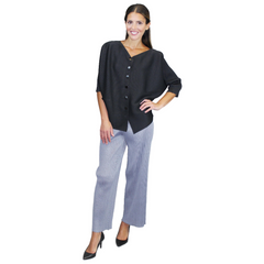 Crinkle Button Jacket - JK782